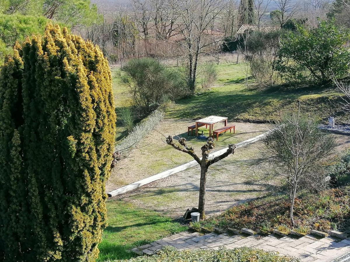 Villa Les Hauts Vallons Puylaroque Bagian luar foto